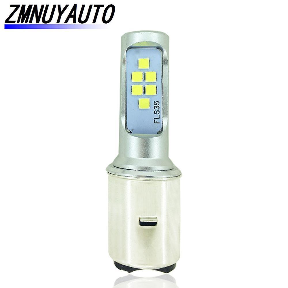 Lighting Led Ba20d H6 Motorcycle Headlight Bulb Canbus 1200lm Motorbike Front Lamp Scooter Accessoire Moto Headlamp Drl Fog Lights White