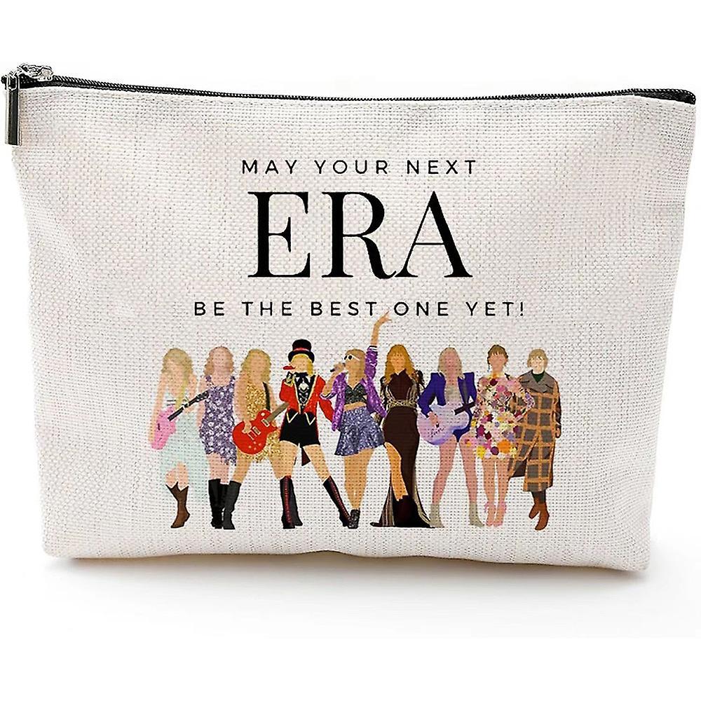 Sevenday Taylor Swift The Eras Tour Fans Make-up Bag, Portable Travel Makeup Bag, Skincare Toiletry Cosmetic Bag, Ts Swiftie Fans Gift Merchandise B