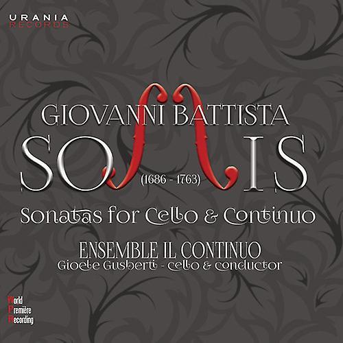 Urania Records Somis / Jovanovich - Sonatas for Cello & Continuo  [COMPACT DISCS] USA import