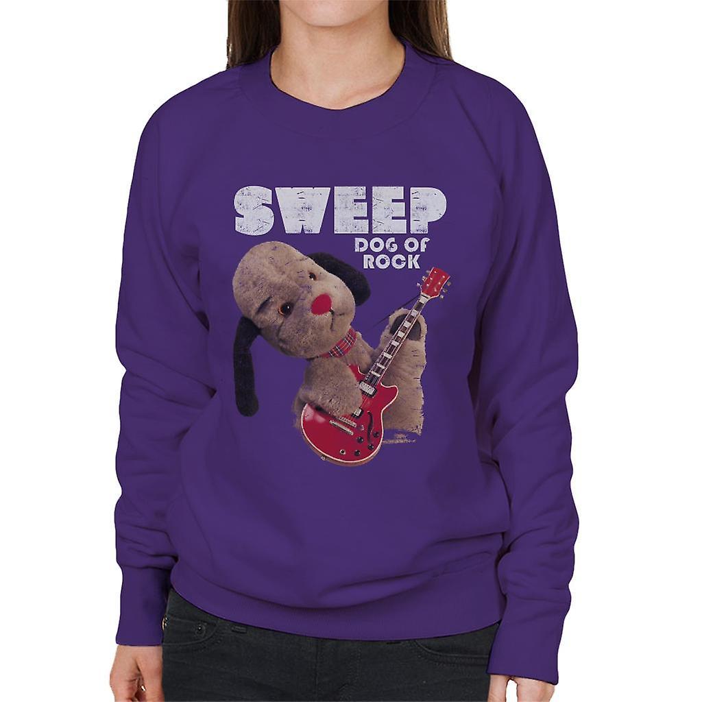 Sooty Dog Of Rock Sweep Women's Sweatshirt Purple XX-Large