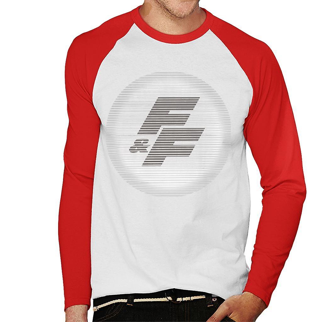 Fast & Furious Fast and Furious FF Logo Men's Baseball Long Sleeved T-Shirt White/Red Large