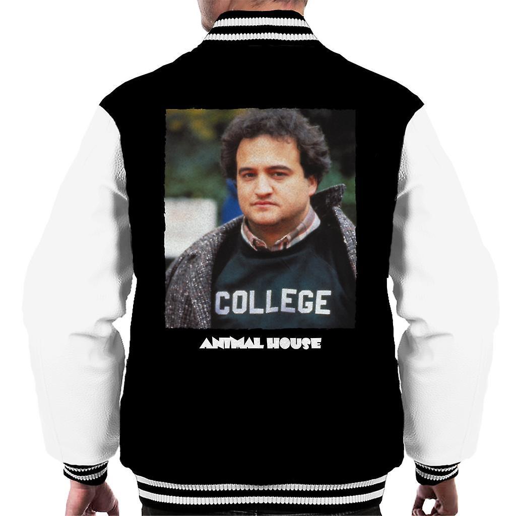 Animal House John Bluto Blutarsky College Men's Varsity Jacket Black/White X-Large