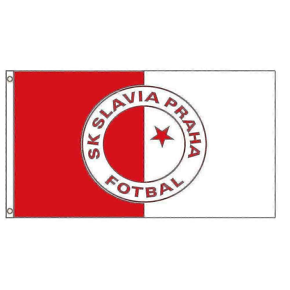 Bluezoo 3x5ft Czech Republic Sk Slavia Praha Fotbal Flag Polyester Printed Flag And Banner Decoration-sy 60 x 90cm