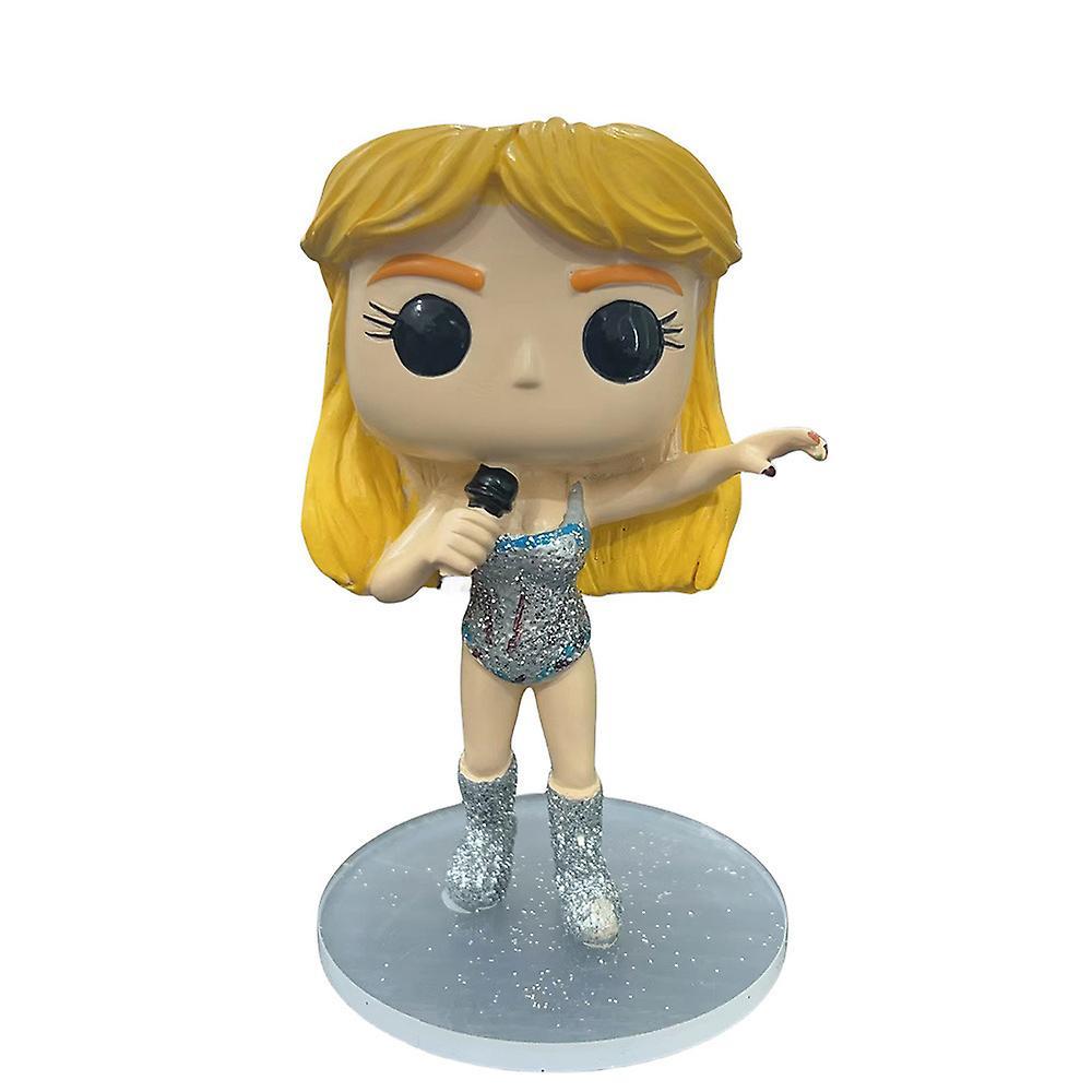 Ochime Taylor Swift Resin Statue, Creative Cute and Interesting Singer Hand Figurine Decoration Gift A