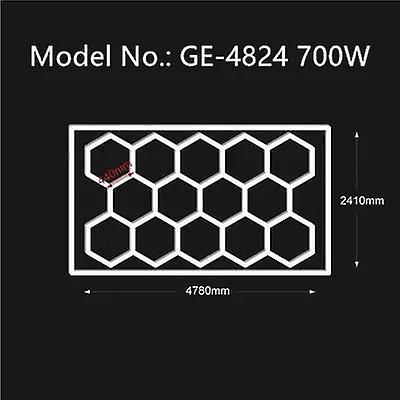 Arysieer 3 Years Warranty Honeycomb Led Light Garage Light Hexagon Led lamp Led Tube Ceiling Lighting For Auto Car Body Repair Workshop 440-14BPC