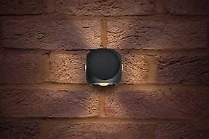 Integral Lighting Crosscube Outdoor LED Wall Light 4-Way IP54 360LM 8W 3000K