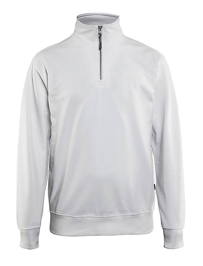 Blaklader 3369 sweatshirt half zip - mens (33691158) White L