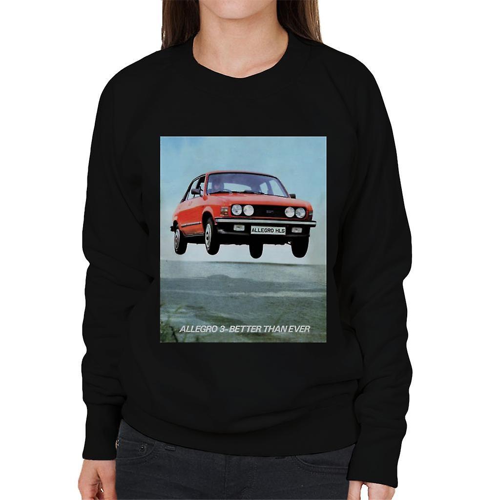 Austin Allegro 3 Better Than Ever British Motor Heritage Women's Sweatshirt Black Medium