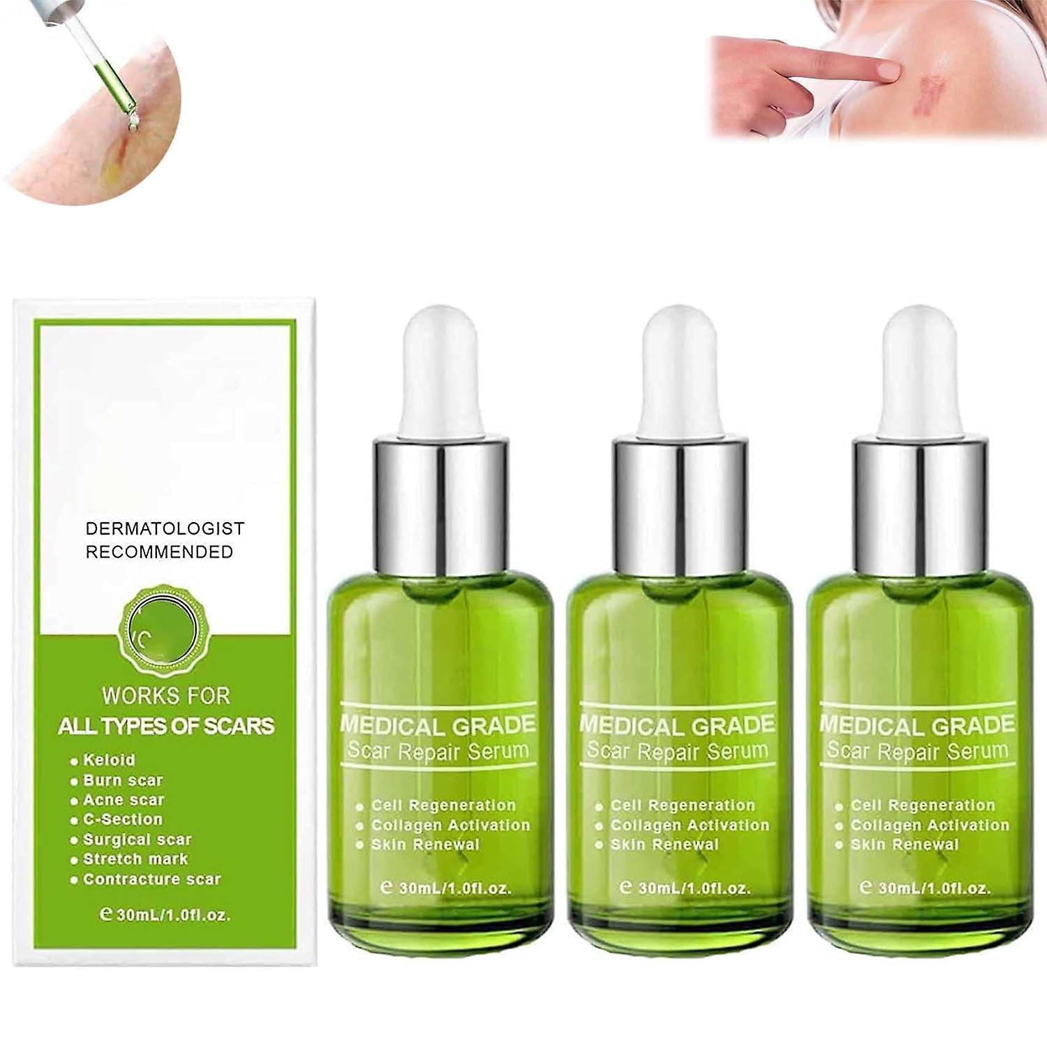 Frusde Advanced Scar Repair Serum 30ml, Medical Grade Scar Repair Serum, Scar Remove Medical Grade Scar Serum, For All Types Of Scars 3pcs