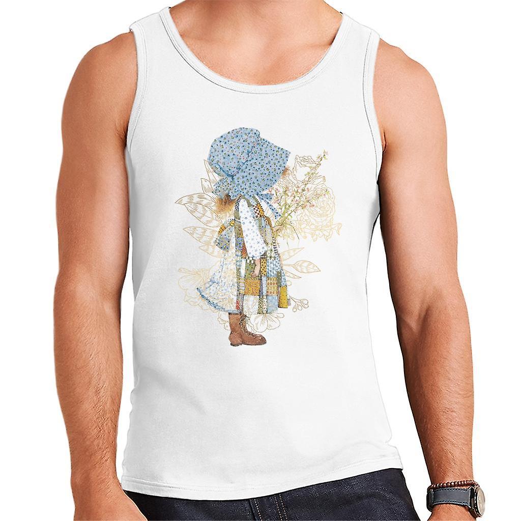 Holly Hobbie Hat And Flowers Men's Vest White XX-Large