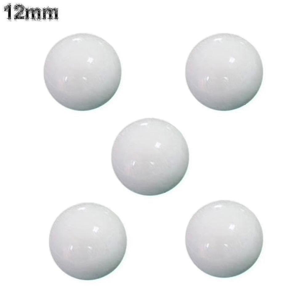 Roulette ball replacements 5pcs Russian Roulette Ball Casino Roulette Game Replacement Ball Acrylic White Ball 12/14/16/18/20/22mm 12mm