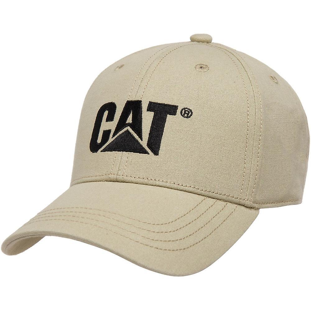 Caterpillar CAT Workwear Mens Cotton Trademark Cap Khaki One Size