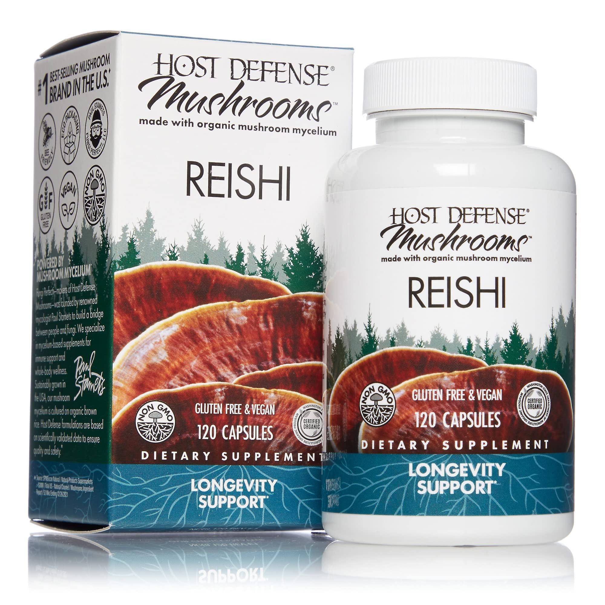 Host defense reishi 120 capsules