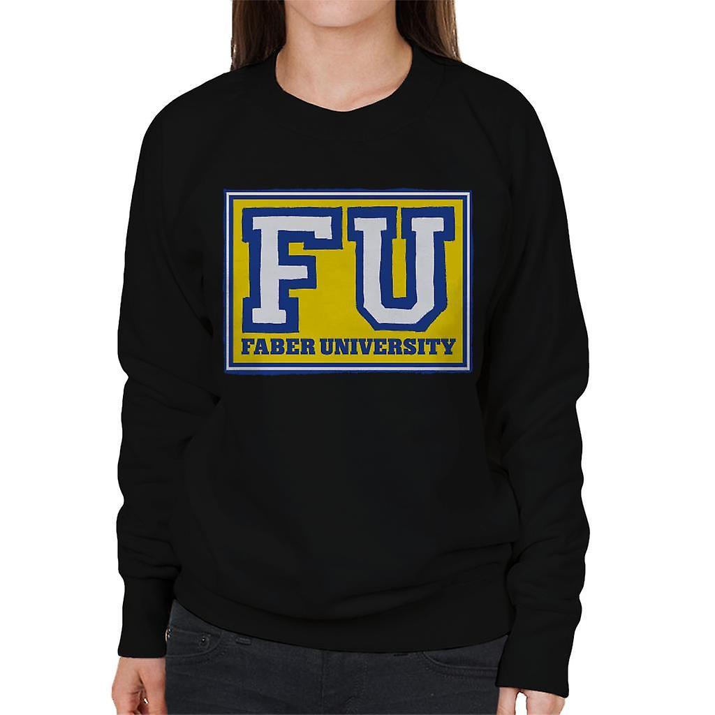 Animal House Faber University Women's Sweatshirt Black Small