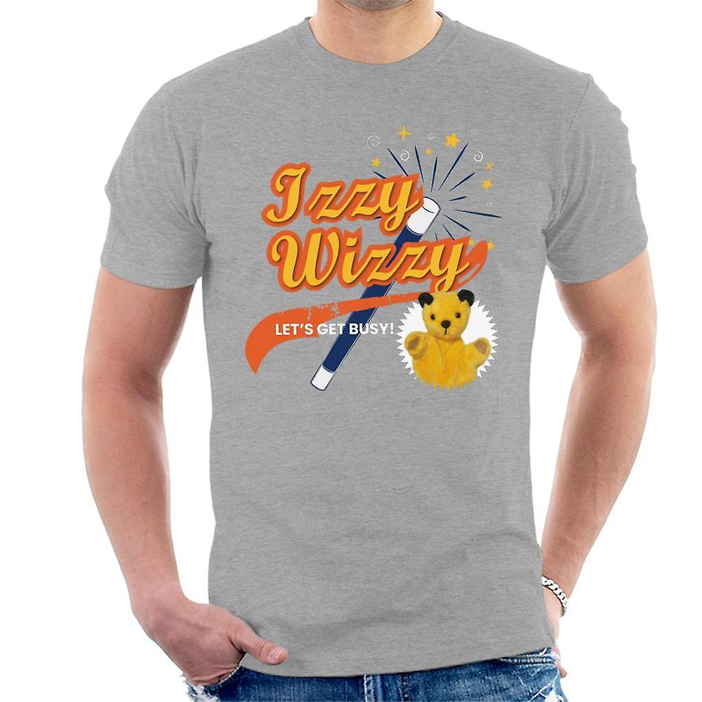 Sooty Magic Wand Izzy Wizzy Let's Get Busy Men's T-Shirt Heather Grey XX-Large