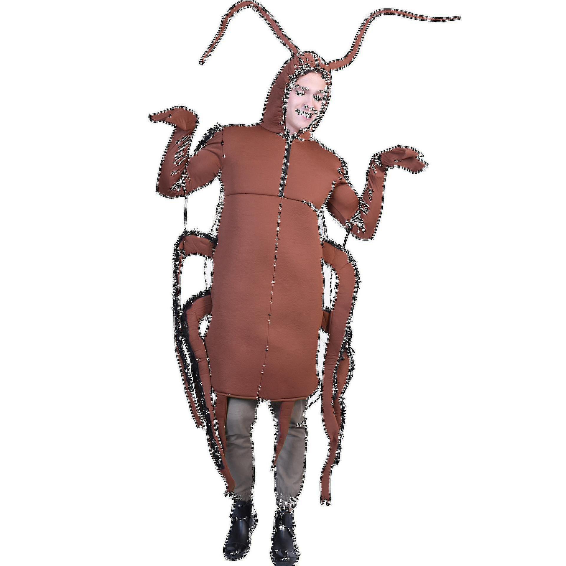 Adult Funny Cockroach Costume Halloween Carnival Party Insect   Costume Banmo