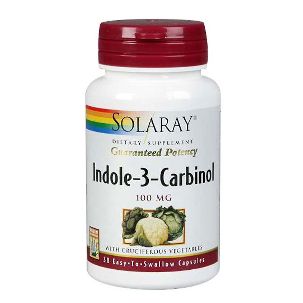 Solaray Indole-3-Carbinol, 100 mg, 30 Caps (Pack of 1)