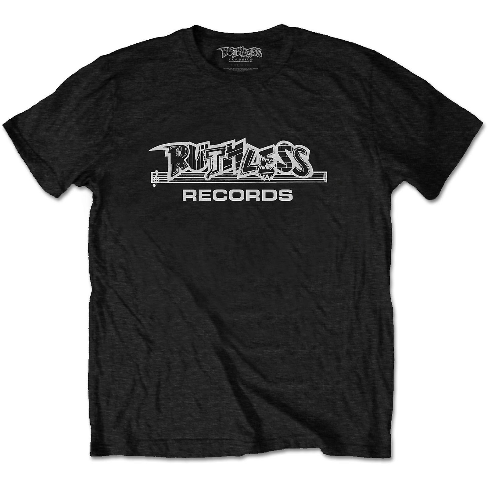 Bitcruncher N.W.A Ruthless Records Logo Official Tee T-Shirt Mens Black L