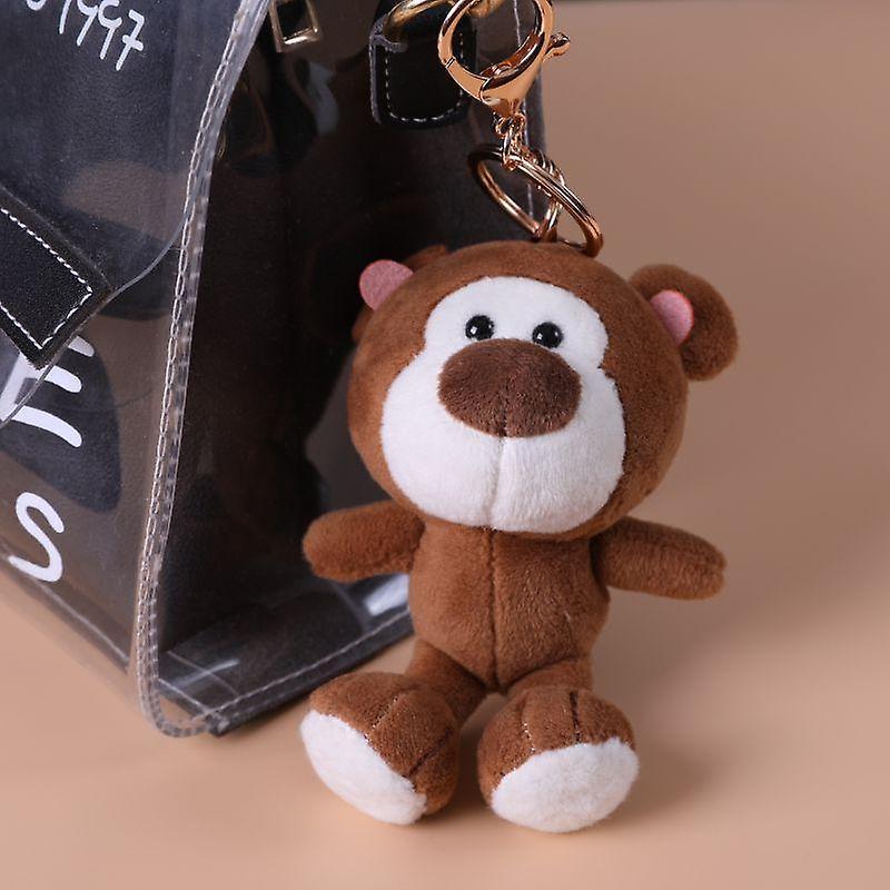 Slowmoose Cute Cartoon Animal Design-plush And Soft Stuffed Key Chain Toy I-12cm