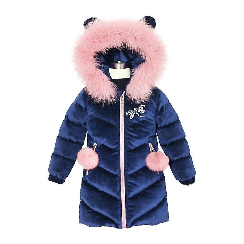 Slowmoose Thicken Winter Hooded Jacket For Outwear 10T / blue  Parkas8