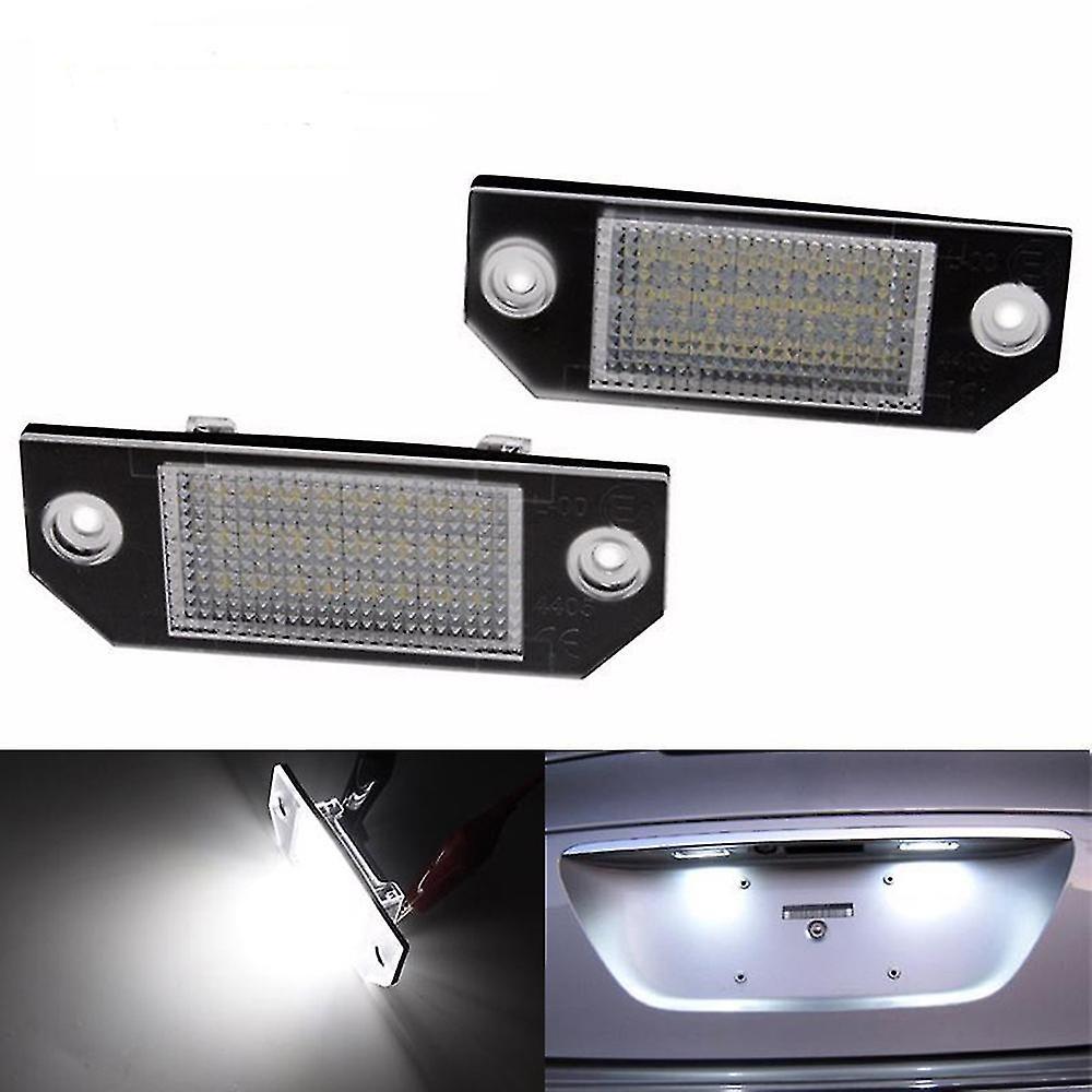 Guangzhou Yunlan Trading Co., 2 Pcs LED License Plate Lamp 12V White Light  Replacement for Ford Focus C-MAX MK2