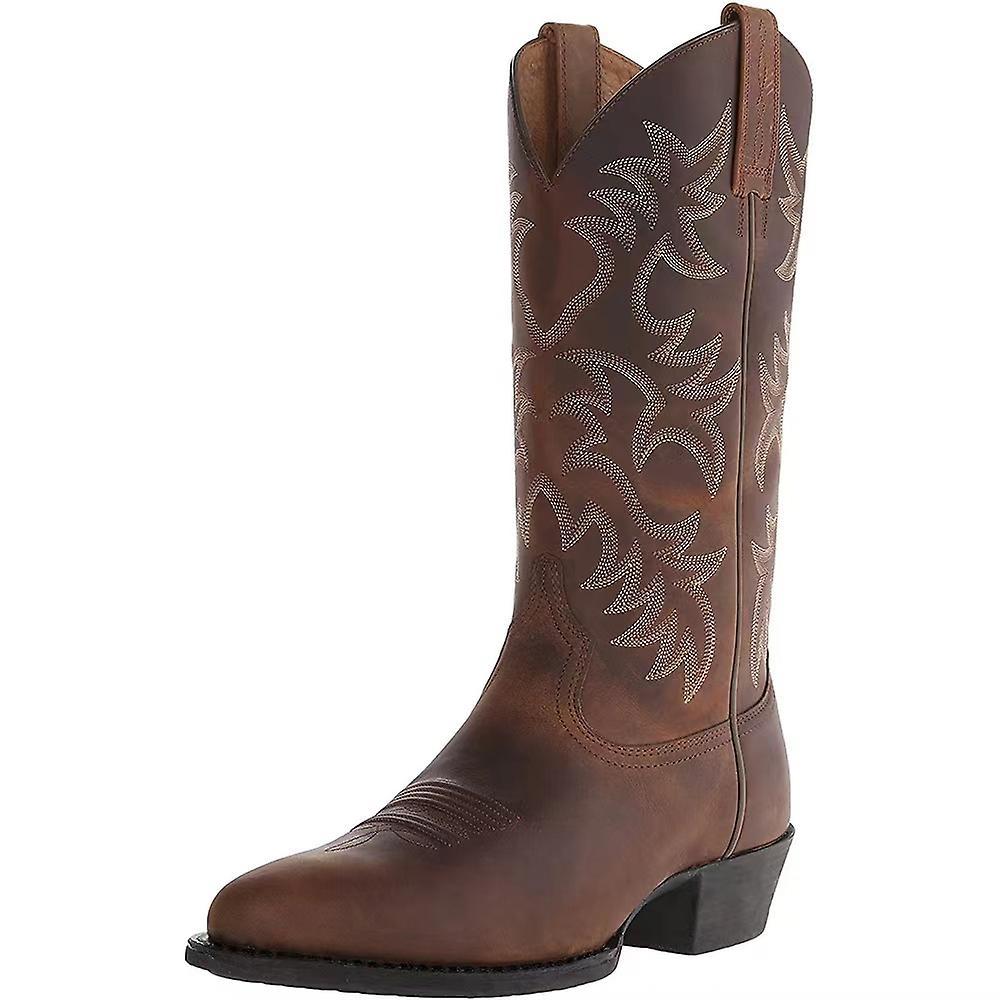 unbrand Men's Western Cowboy Boots Gift for family /friend ssxj 43