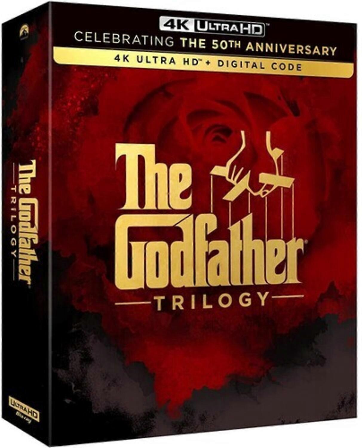 Paramount The Godfather Trilogy (50th Anniversary)  [ULTRA HD BLU-RAY REGION: A USA] With Blu-Ray, 4K Mastering, Boxed Set, Collector's Ed, Digital...