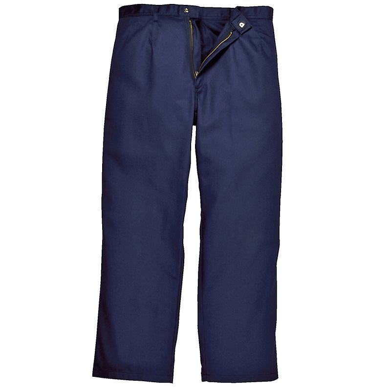 Portwest Mens Bizweld Worlwear Trousers Navy XLT