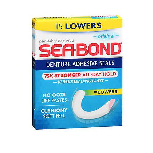 Sea Bond Sea-Bond Denture Adhesive Wafers Lowers, Box Of 15 (Pack Of 1)