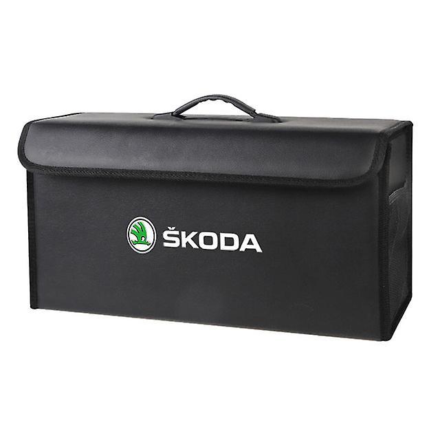 Storage Box Car Trunk Organizer Box Foldable Storage Tidying Bag Accessories For Skoda Octavia Vrs Rapid Kodiaq Fabia Karoq Superb Scala Kam Skoda ...