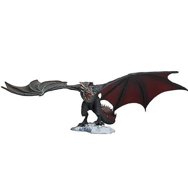 Jiechannel New 2023 Hot Game Of Thrones Frost Wyrm Viserion Black Dragon Movable Action Figure Model Toys Desk Decor Gift For Friends