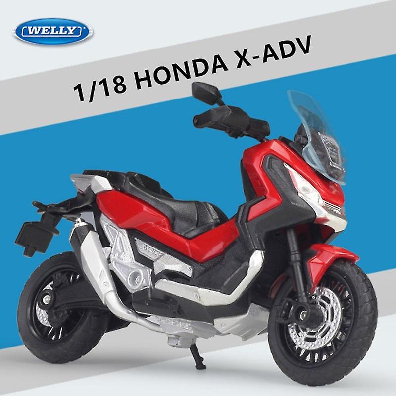 1:18 Honda X-ADV Alloy Motorcycle Model Diecasts Metal Toy Street Cruise Motorcycle Model Simulation Collection Kids Gifts Toy Motorcycles With foa...