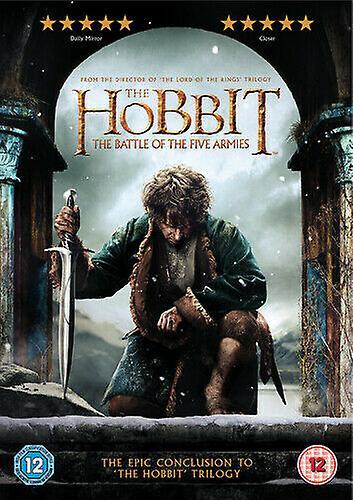 The Hobbit The Battle of the Five Armies DVD (2015) Martin Freeman Jackson - Region 2