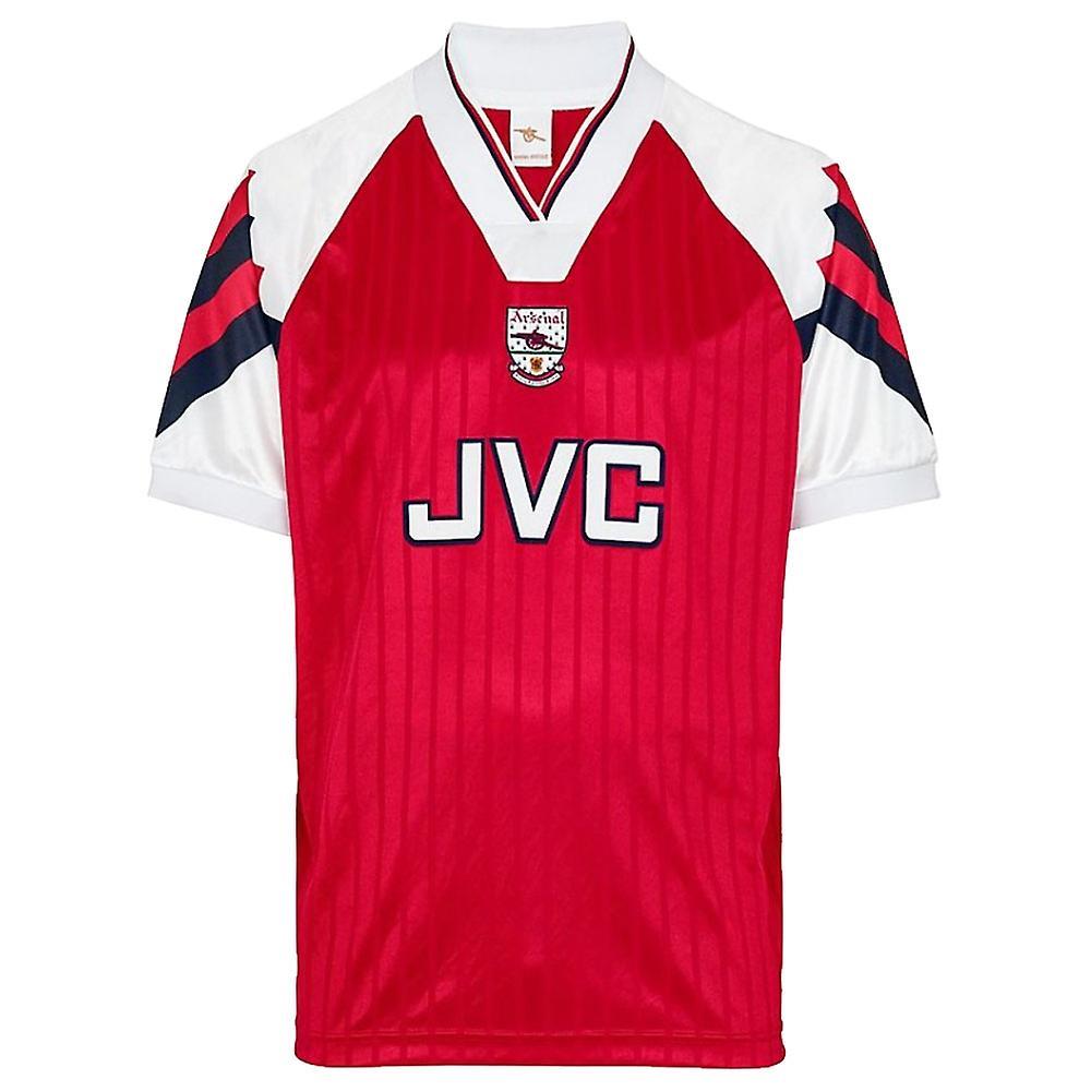 Score Draw Arsenal Retro 1992-94 Home Shirt Red Medium Adults