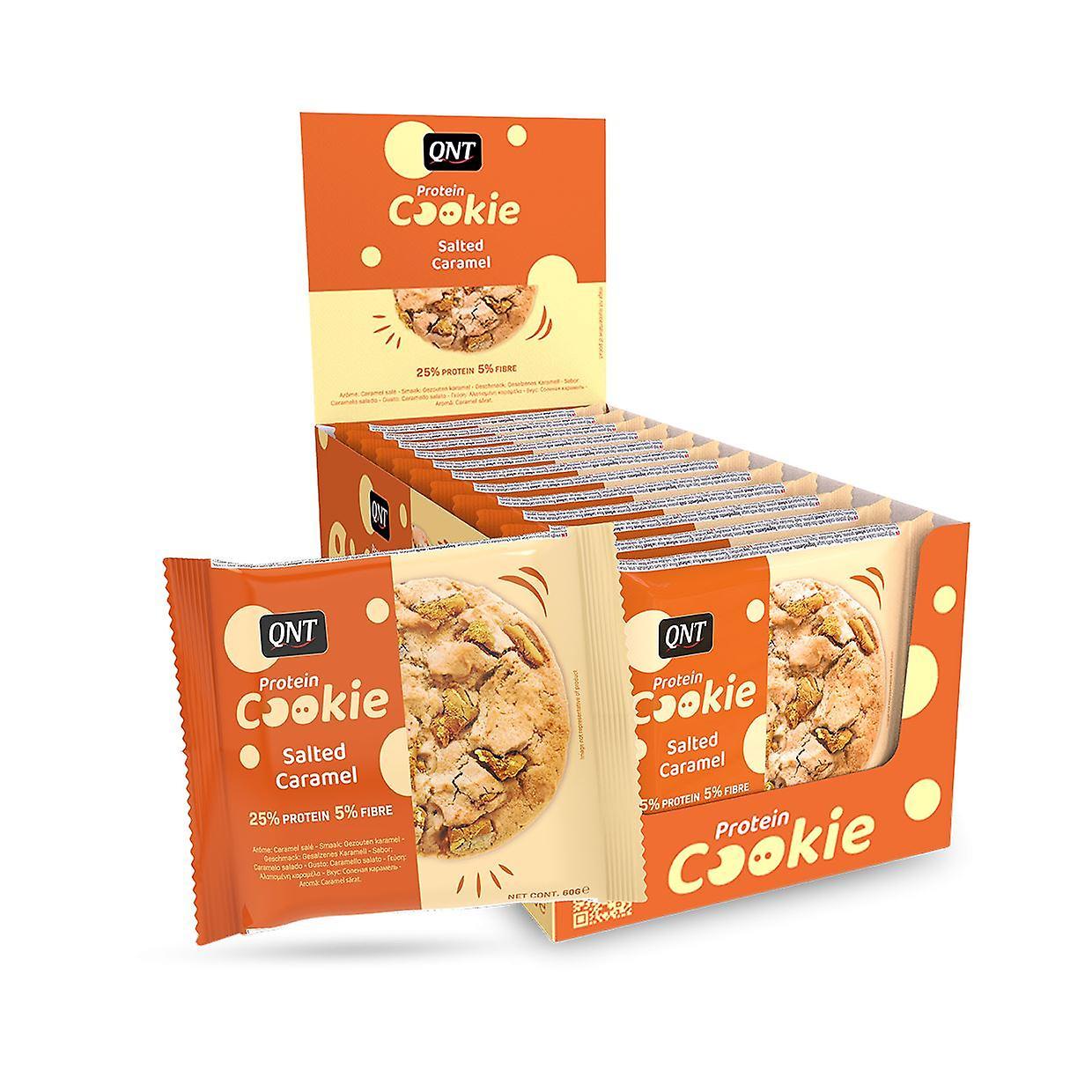 QNT Protein Cookie 12 X 60g Rich In Protein & Fibre