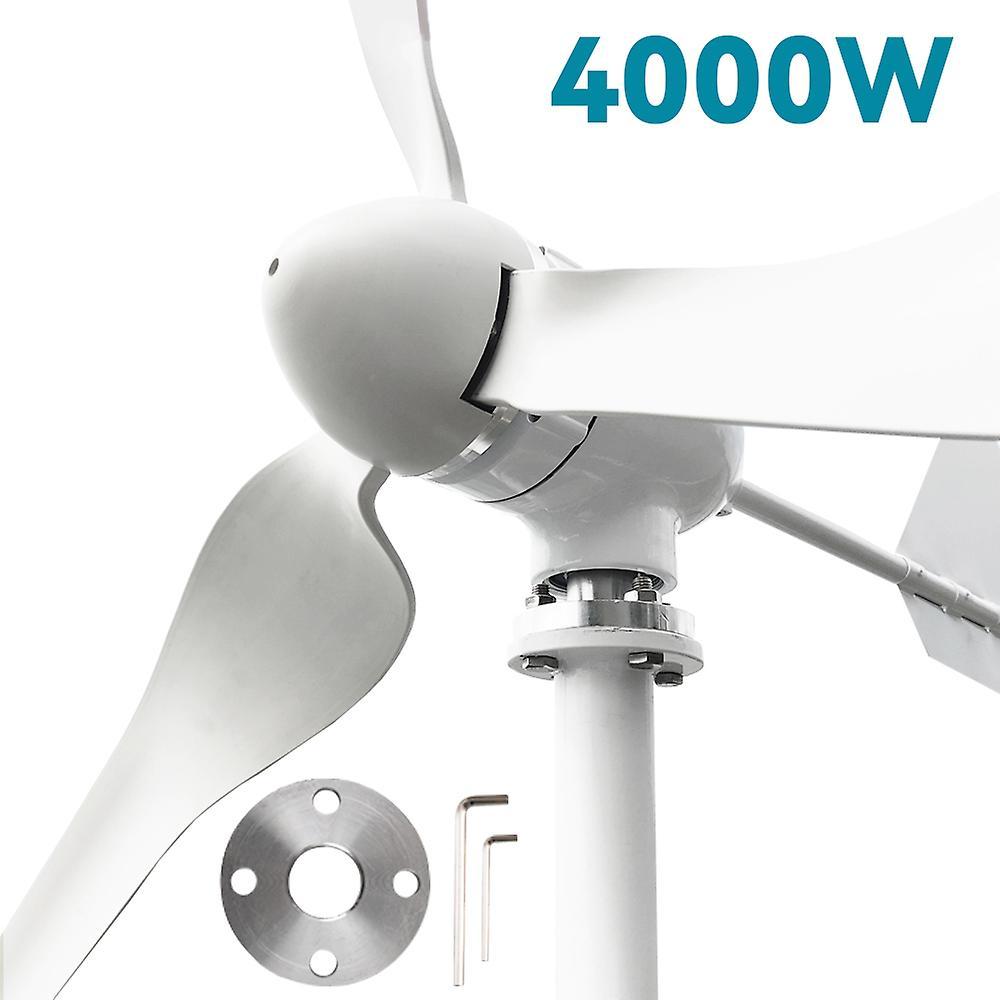 Muggys 5000w Wind Turbine Generators 12v 24v 48v Low Start Wind Mills Speed Free Alternative Energy 3blades With Mppt Hybrid Controller Wind Turbin...