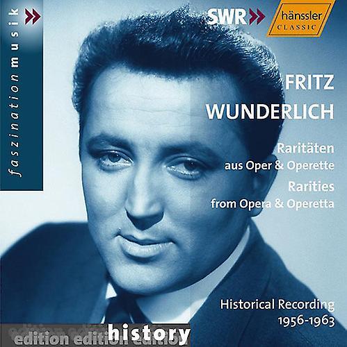 Swrmusic Fritz Wunderlich - Rarities from Opera & Operetta  [COMPACT DISCS] USA import