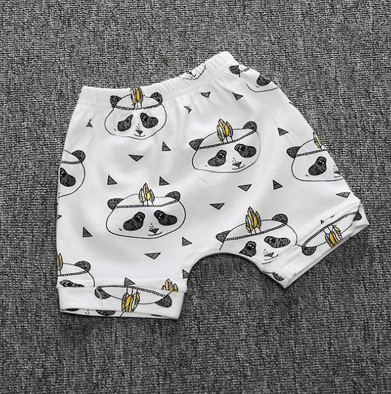 Slowmoose Cartoon Animal Pattern-printed Short Pants 12M