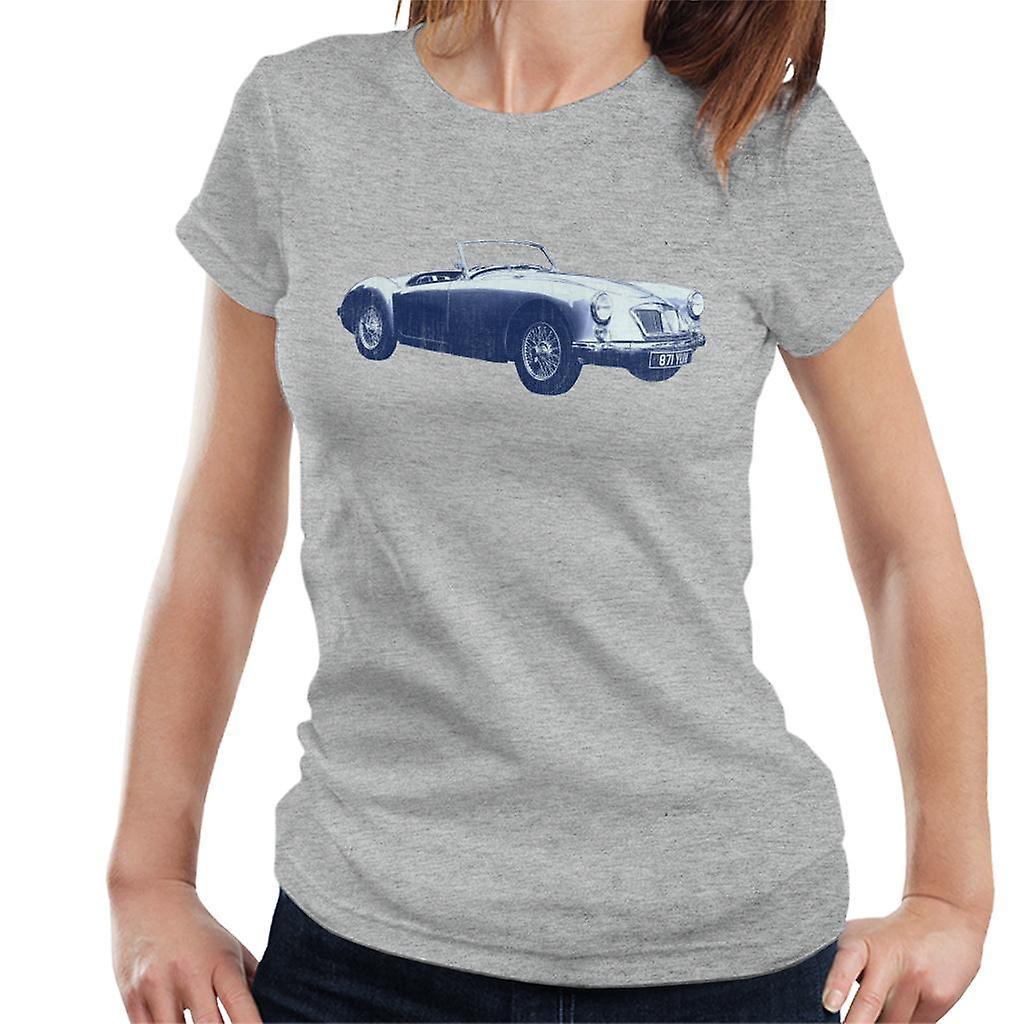 MG MGA 1962 British Motor Heritage Women's T-Shirt Heather Grey XX-Large