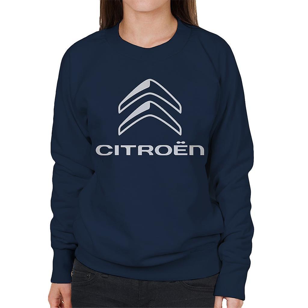 Citro�n Citroen 2016 White Logo Women's Sweatshirt Navy Blue X-Large