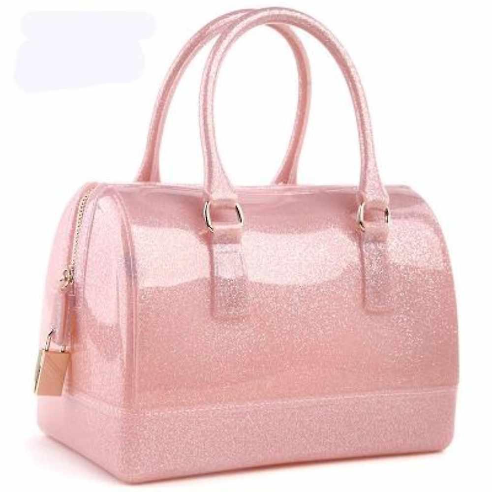 Lucky Z Women Handbags Leather Bag New Jelly Candy Top Handbag Colorful Bag