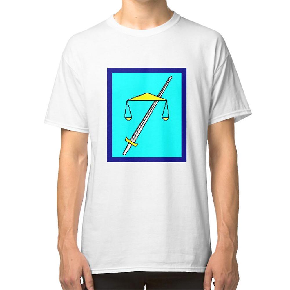 RockShark TempleOS T-shirt white L