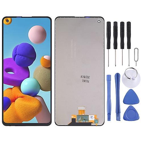 Repair Parts Lcd Screen And Digitizer Full Assembly For Samsung Galaxy A21s