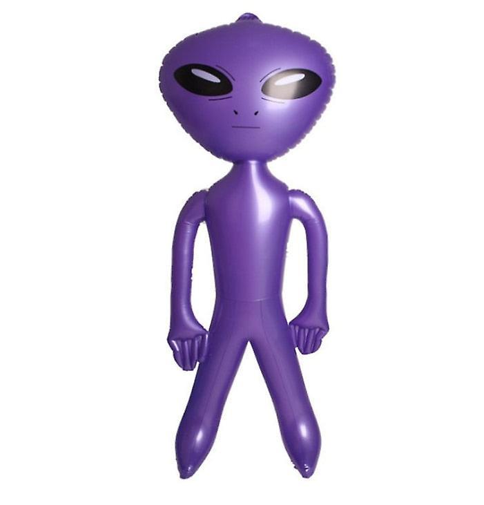 Slowmoose Pvc Alien Inflatable Green Doll -adult Toy 170cm purple-366