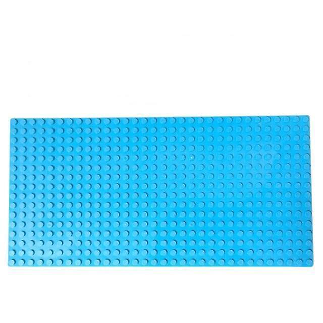 Slowmoose Plastic Blocks Base Plates - Juguetes Compatible City Classic 3216lightblue