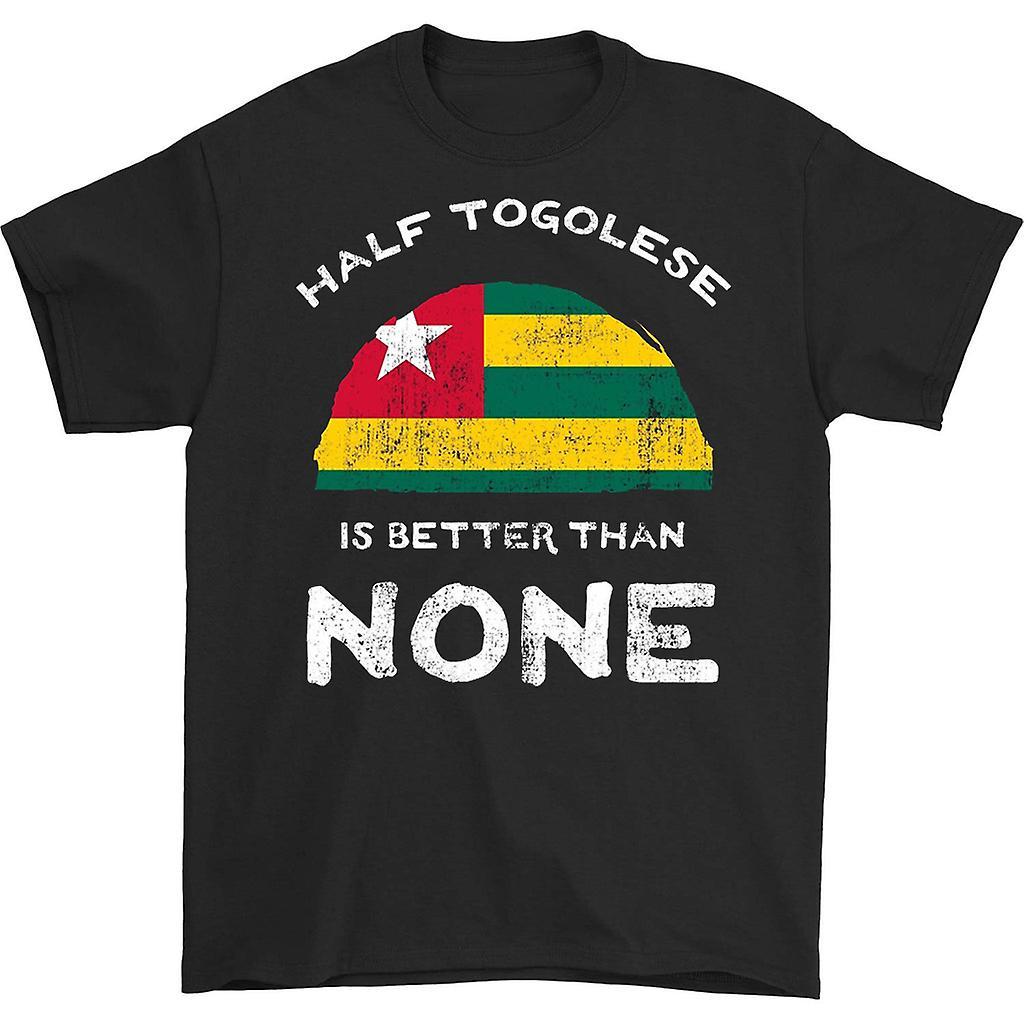 HISHARK Half togolese is better than none t-shirt Black XL