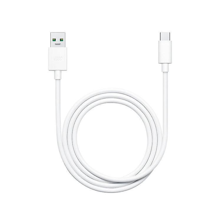 Realme Oppo DL129 VOOC Type-C 65W USB to USB-C Charging Cable Fast Charge Fast - White