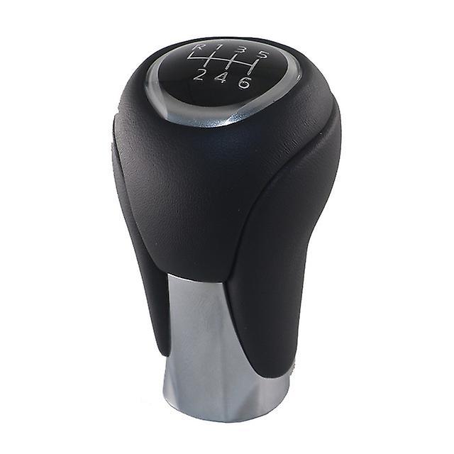 Maxpower Leather Manual Transmission 5/6 Speed Gear Shift Knob For Mazda 6 Mazda 3 Axela Cx-5 Cx-4 Gear Head 6 speed black