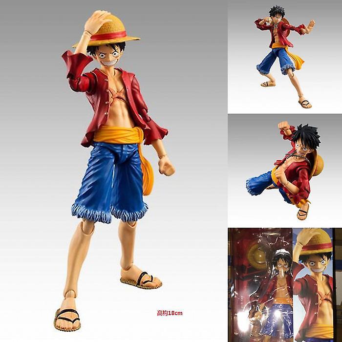 Jusch Anime Figure One Piece Zoro Action Figure MonkeyDLuffy Figure Sculpture Decoration Statue Doll Model Collectible Toy Figure 18cm,QINWEI-104