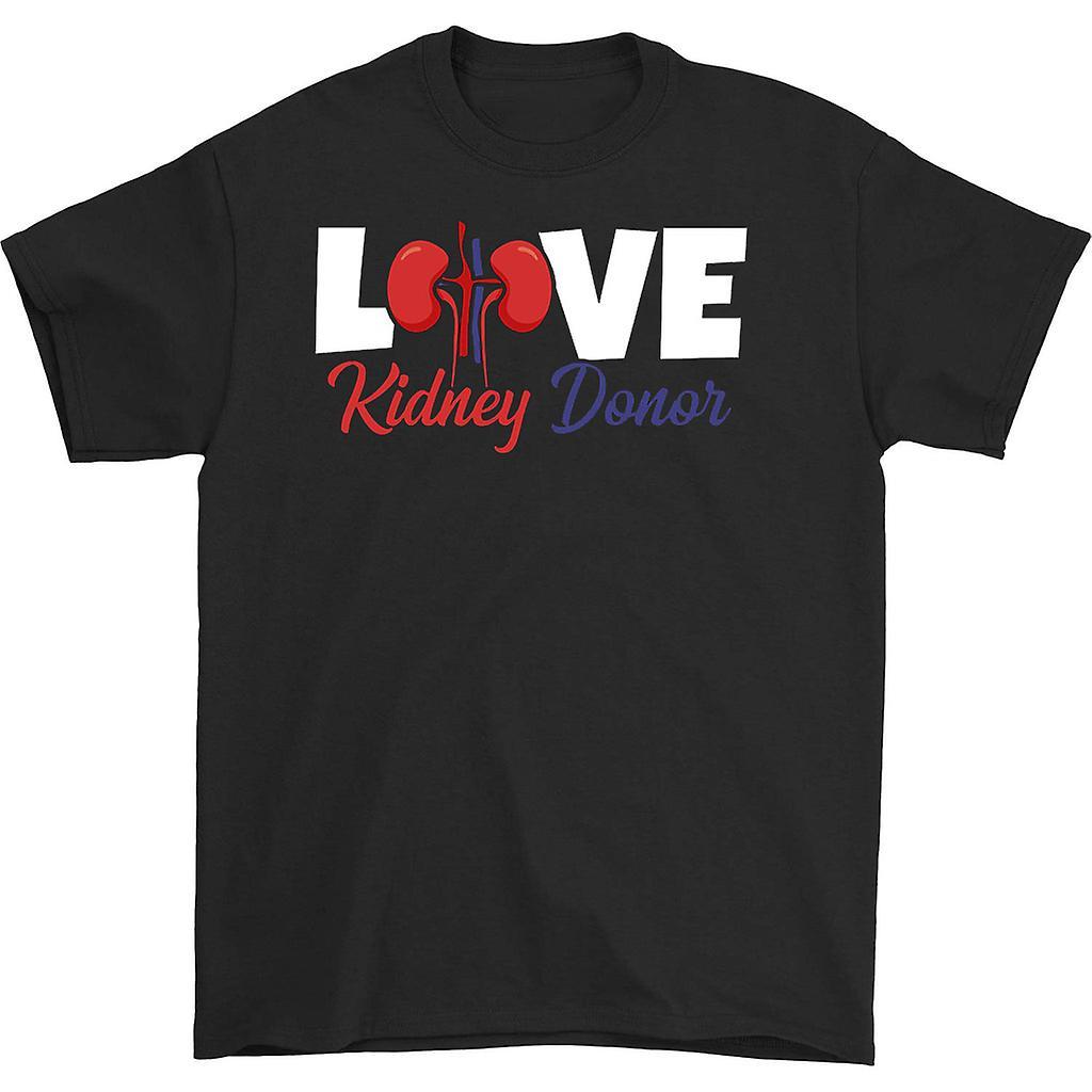 HISHARK Love kidney donor t-shirt Black S